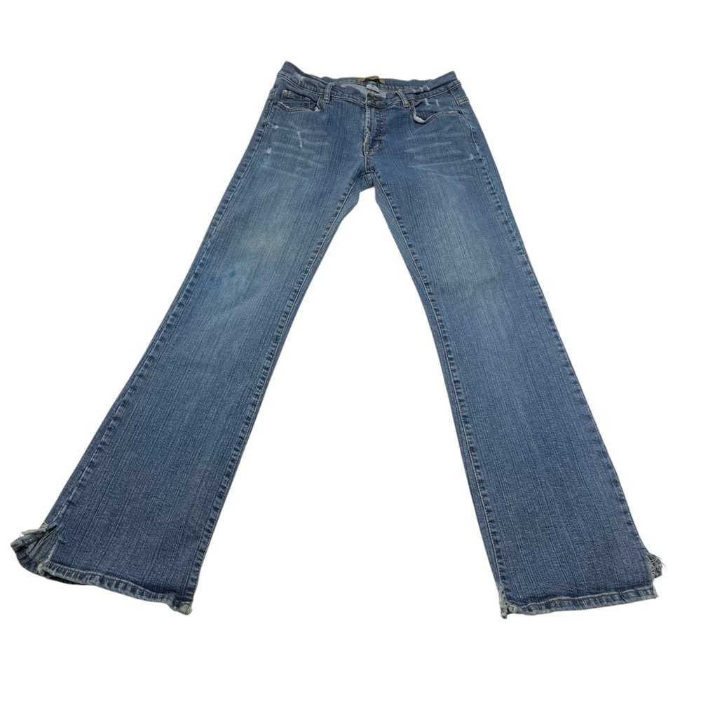 2000s Refuge Low Rise Denim Jeans Women’s Size 11 Y2K Bootcut Distressed Retro